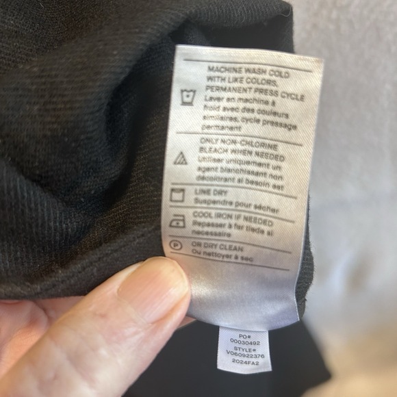 Vince Women Pants 16 Black Italian Wool Blend Wide Leg High Waist 4 Pockets - Picture 6 of 13